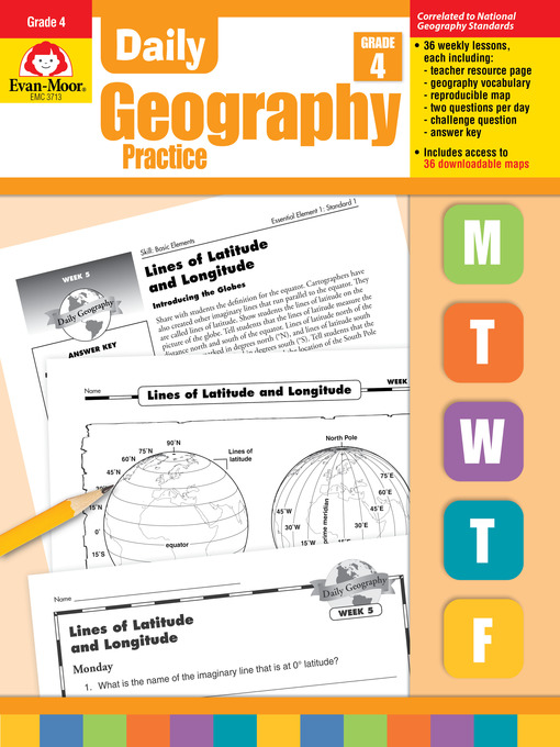 Title details for Daily Geography Practice, Grade 4 by Evan-Moor Educational Publishers - Available